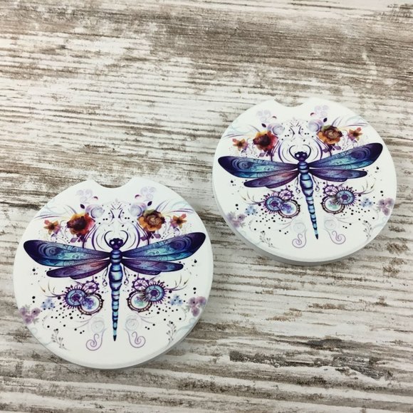 Dragon Fly Car Coasters - Picture 6 of 7